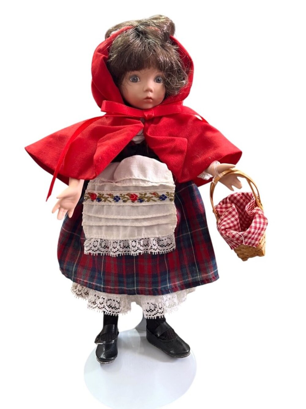 Little Red Riding Hood Porcelain Doll By Dianna Effner For Edwin M. Knowles 1988